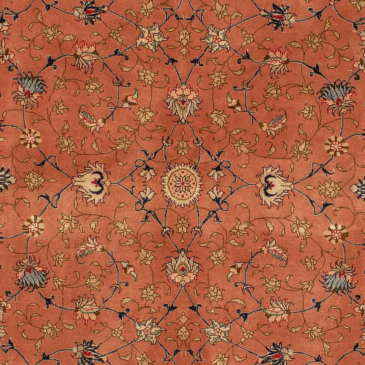 Alfombra Persa - Tabriz - Real - 193 x 156 cm - óxido