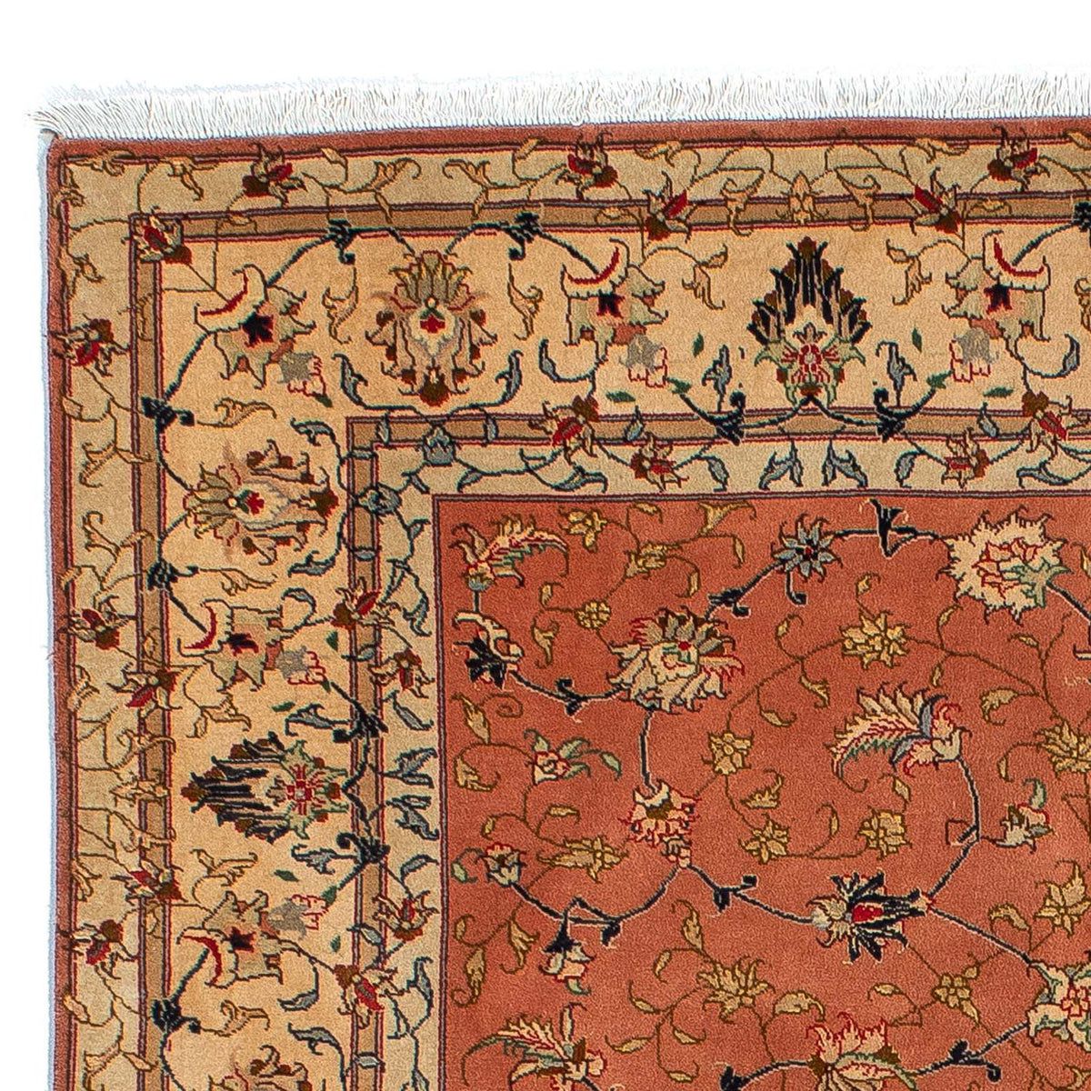 Alfombra Persa - Tabriz - Real - 193 x 156 cm - óxido