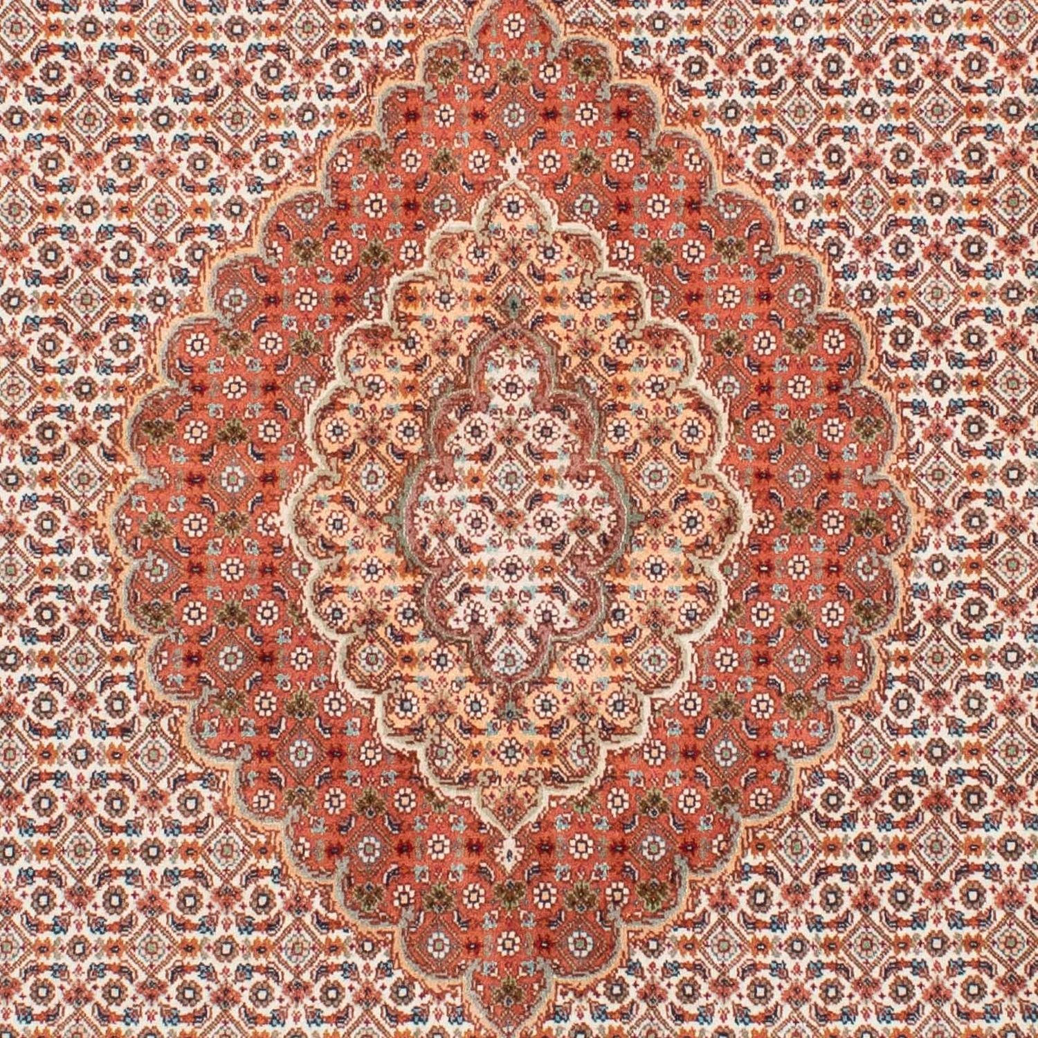 Alfombra persa - Tabriz - 198 x 149 cm - marrón claro