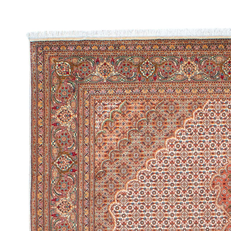 Alfombra persa - Tabriz - 198 x 149 cm - marrón claro