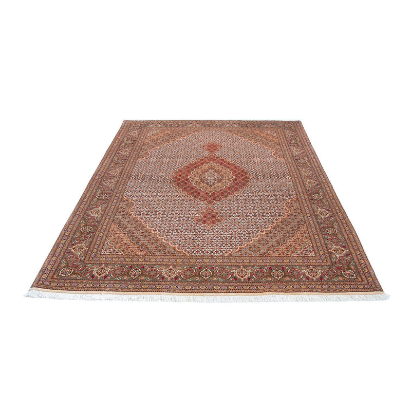 Alfombra persa - Tabriz - 198 x 149 cm - marrón claro