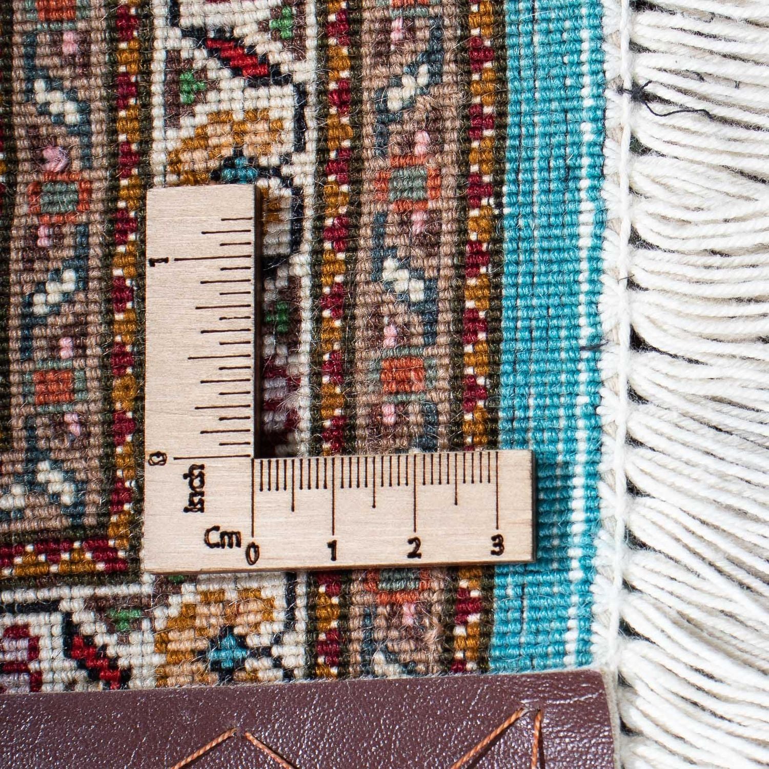 Alfombra persa - Tabriz - 202 x 150 cm - turquesa