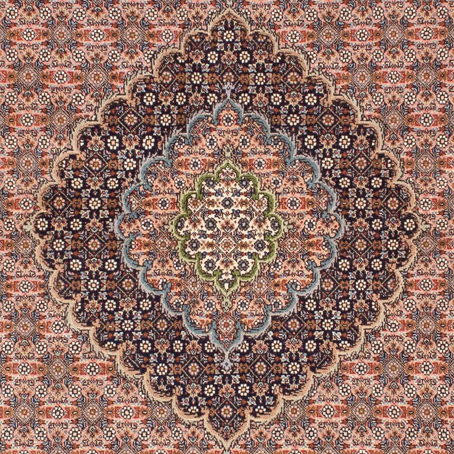Alfombra persa - Tabriz - 204 x 151 cm - marrón claro