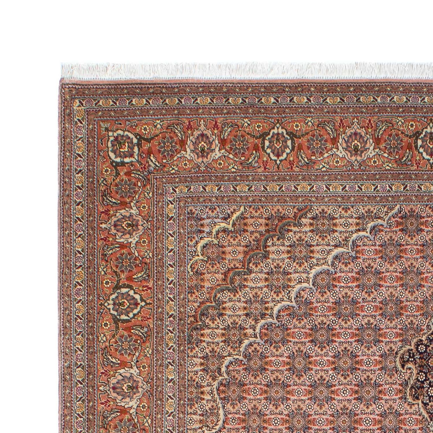 Alfombra persa - Tabriz - 204 x 151 cm - marrón claro