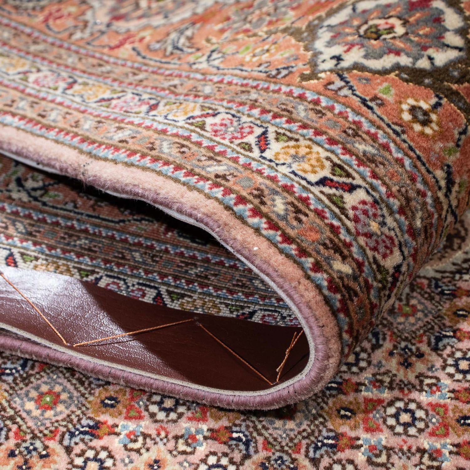 Alfombra persa - Tabriz - 204 x 151 cm - marrón claro
