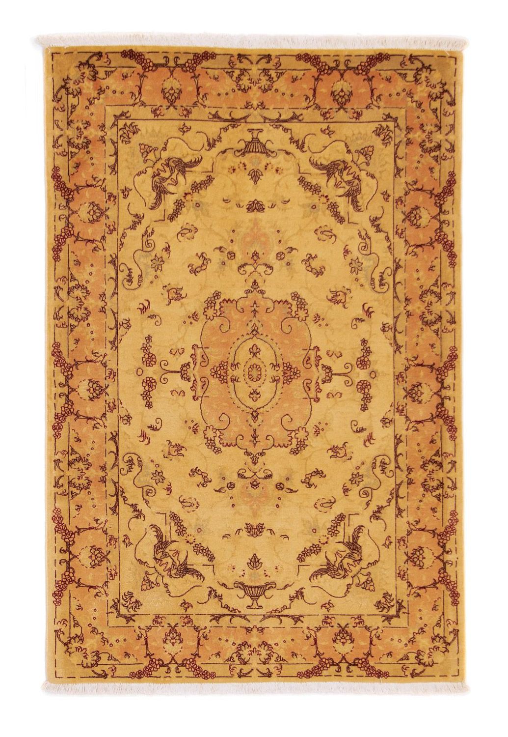 Alfombra Persa - Tabriz - Real - 150 x 100 cm - beige