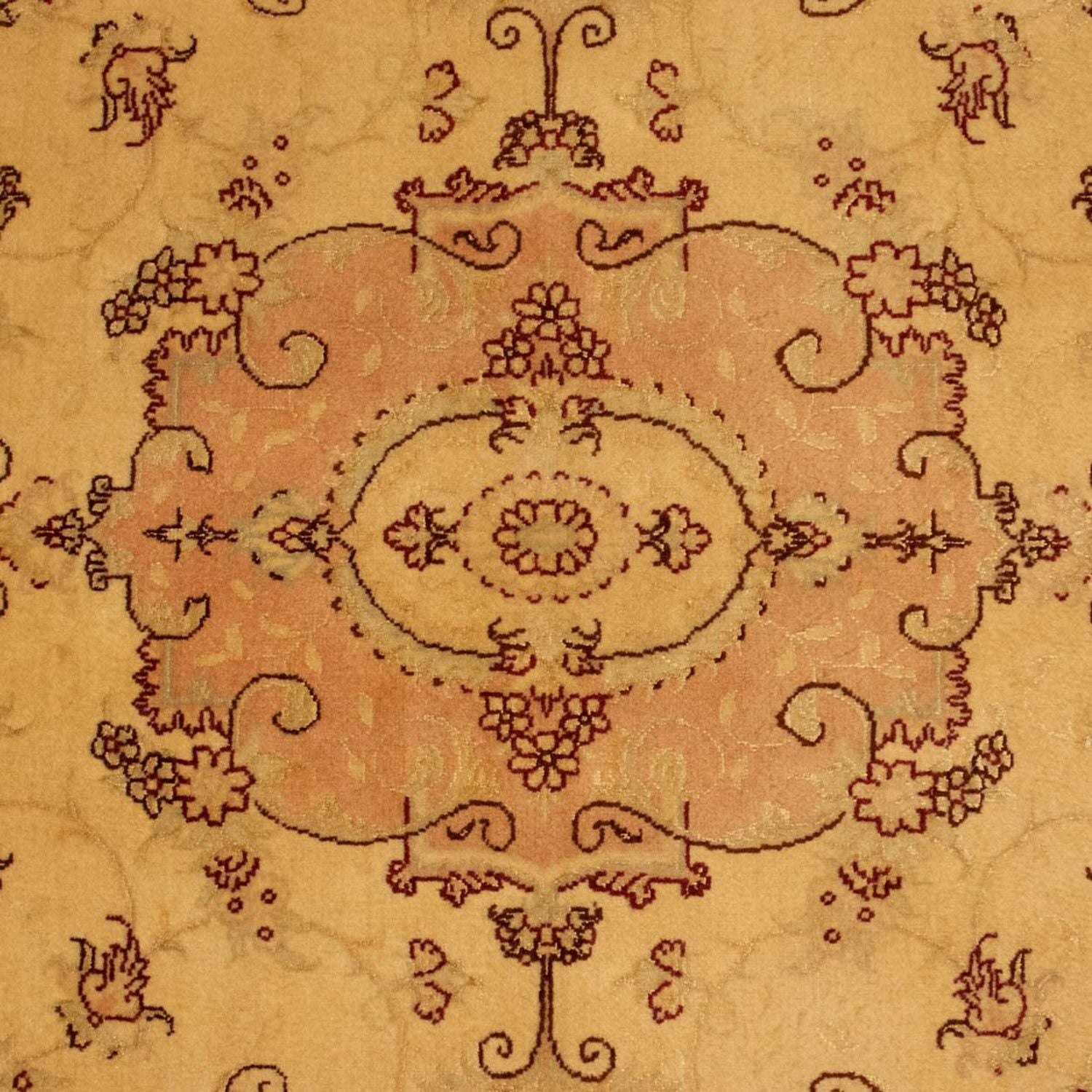 Alfombra Persa - Tabriz - Real - 150 x 100 cm - beige