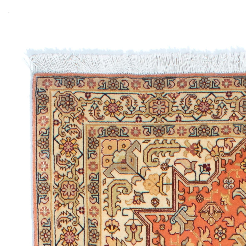 Alfombra de pasillo Alfombra Persa - Tabriz - Real - 216 x 80 cm - óxido