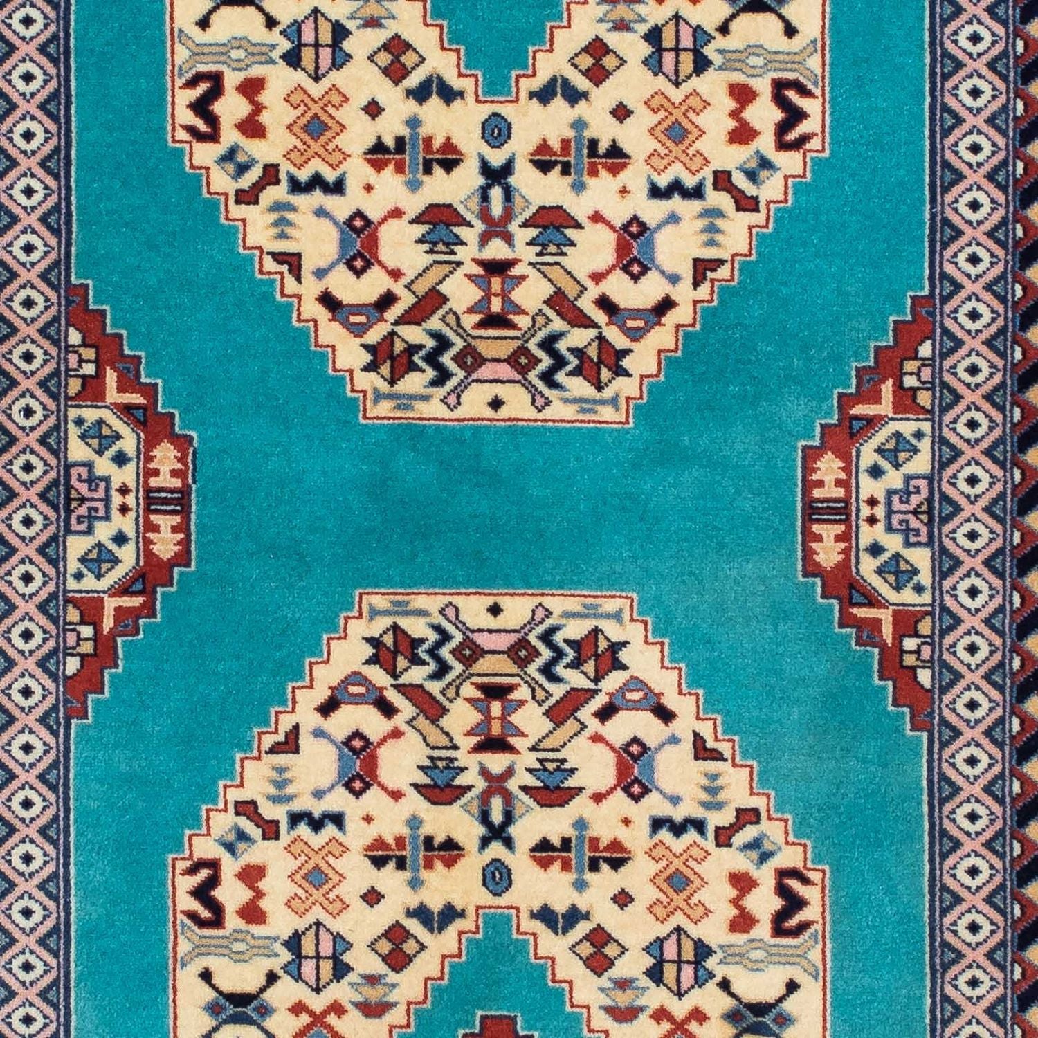 Alfombra de pasillo Alfombra Persa - Tabriz - Real - 175 x 76 cm - azul