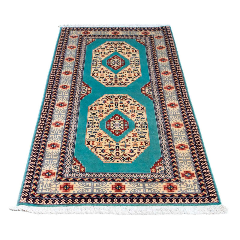 Alfombra de pasillo Alfombra Persa - Tabriz - Real - 175 x 76 cm - azul