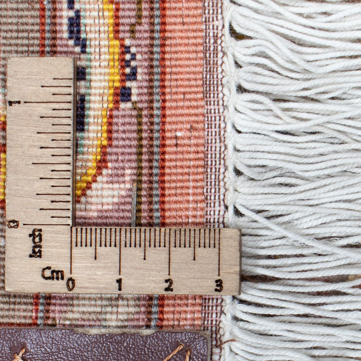 Alfombra de pasillo Alfombra Persa - Tabriz - Real - 389 x 93 cm - rojo claro