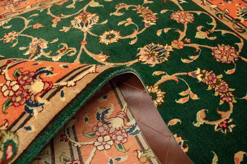 Alfombra Persa - Tabriz - Real - 148 x 100 cm - verde