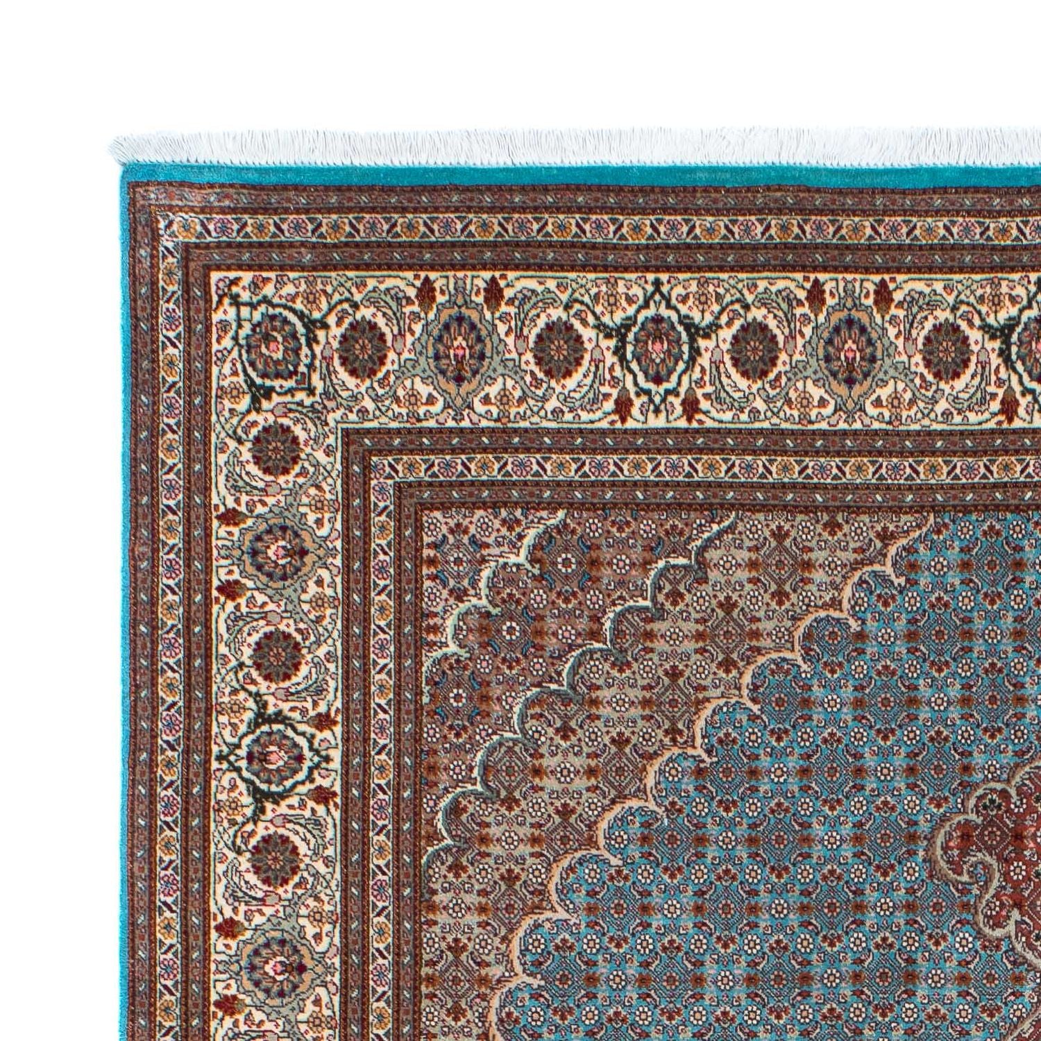 Alfombra persa - Tabriz - 204 x 151 cm - azul