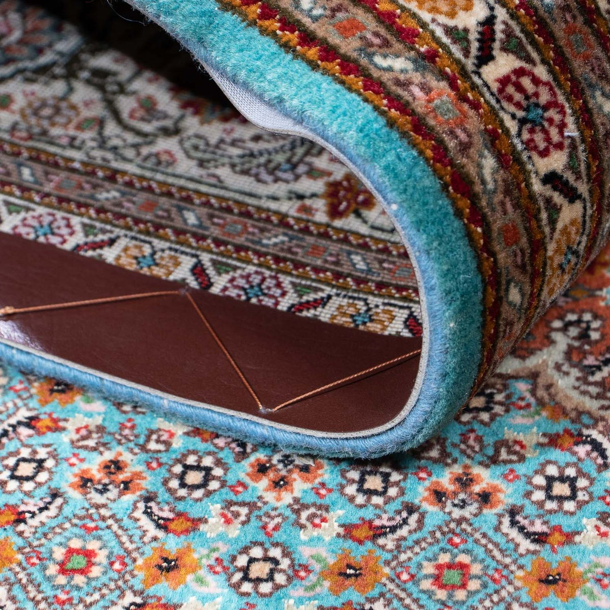 Alfombra persa - Tabriz - 204 x 151 cm - azul