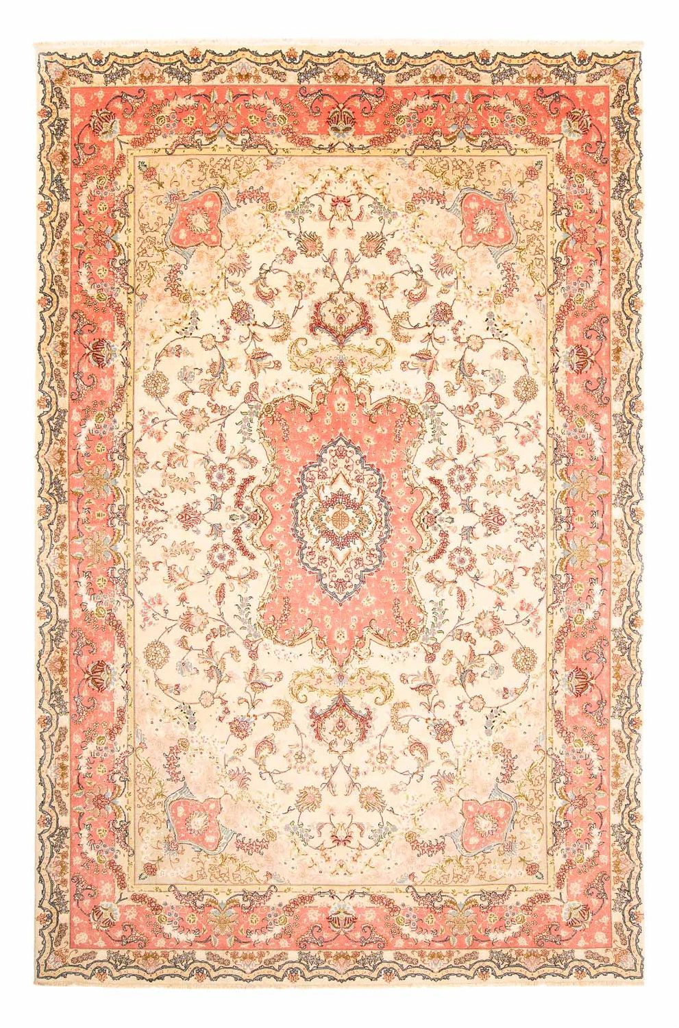 Alfombra Persa - Tabriz - Real - 304 x 200 cm - beige