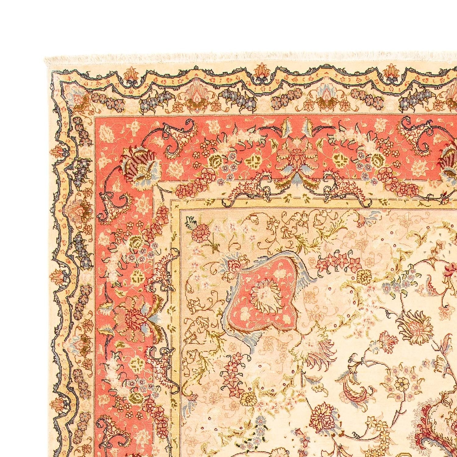 Alfombra Persa - Tabriz - Real - 304 x 200 cm - beige