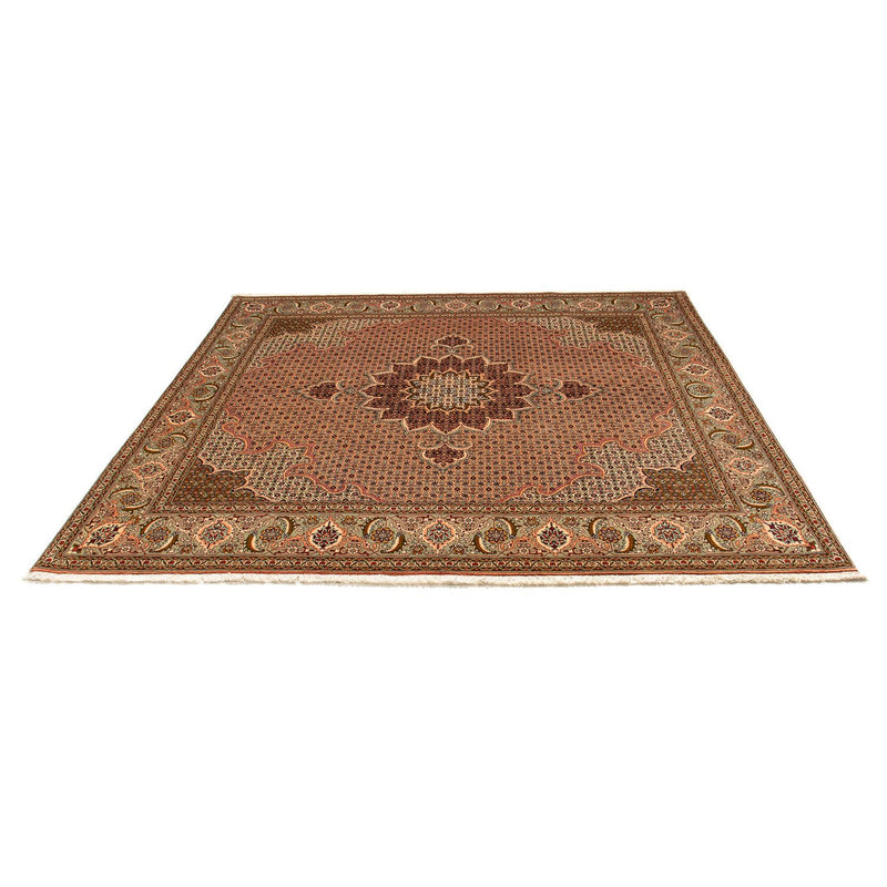Alfombra persa - Tabriz cuadrado  - 206 x 206 cm - marrón