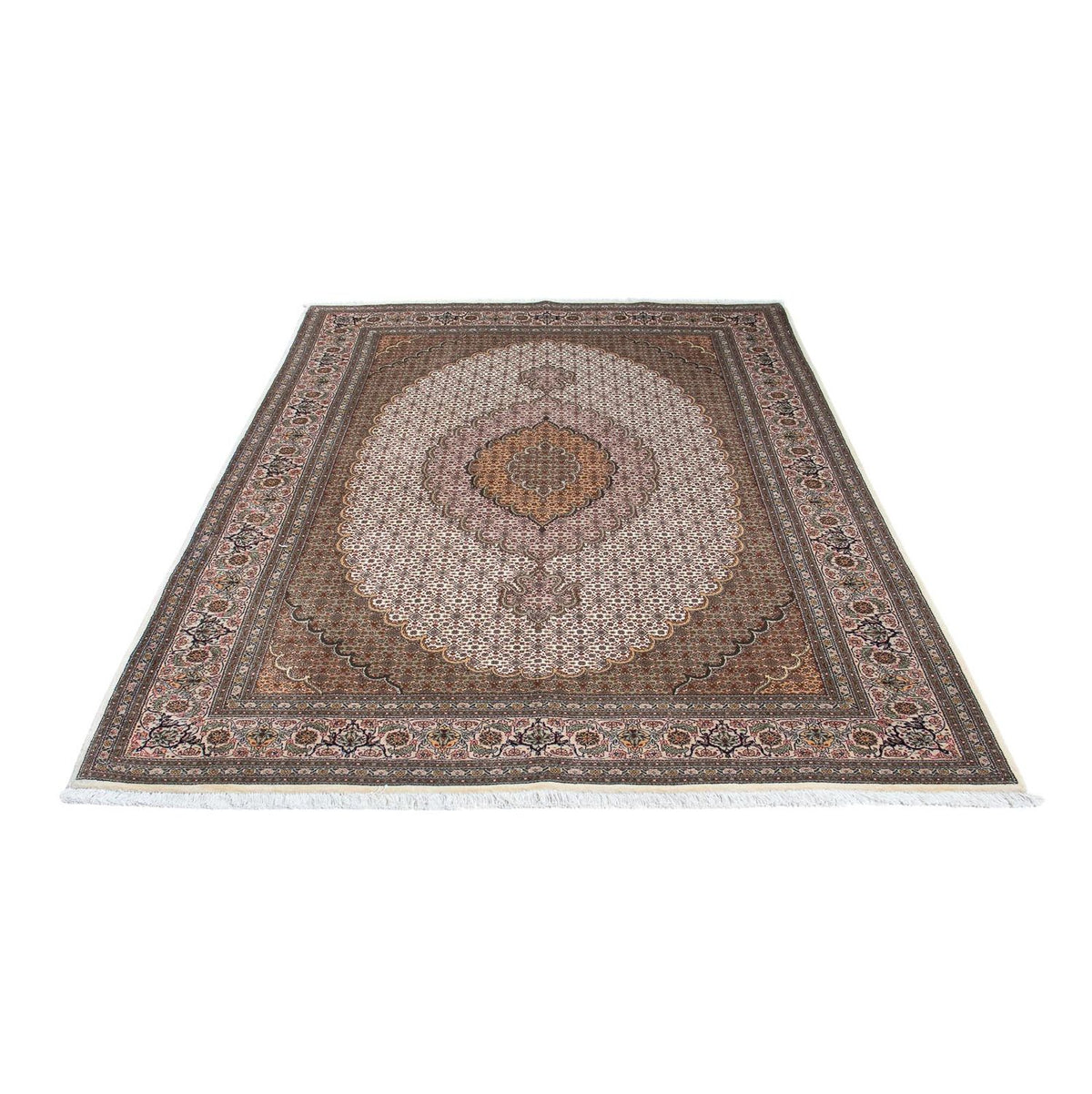 Alfombra persa - Tabriz - 208 x 150 cm - beige