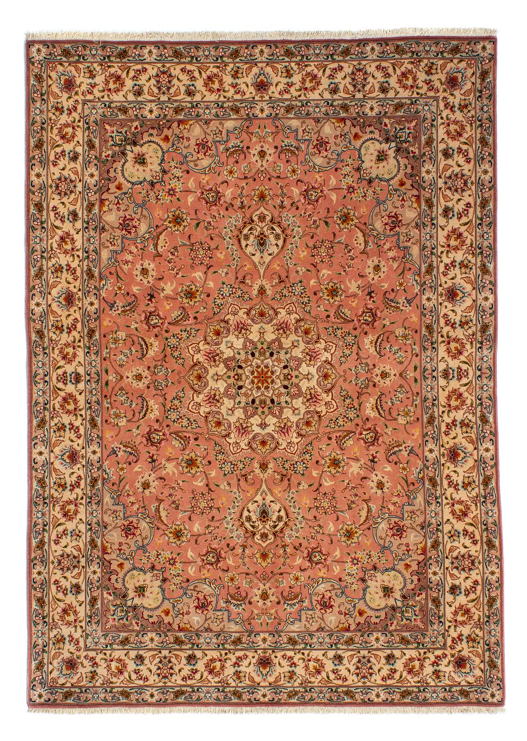 Alfombra Persa - Tabriz - Real - 212 x 148 cm - óxido