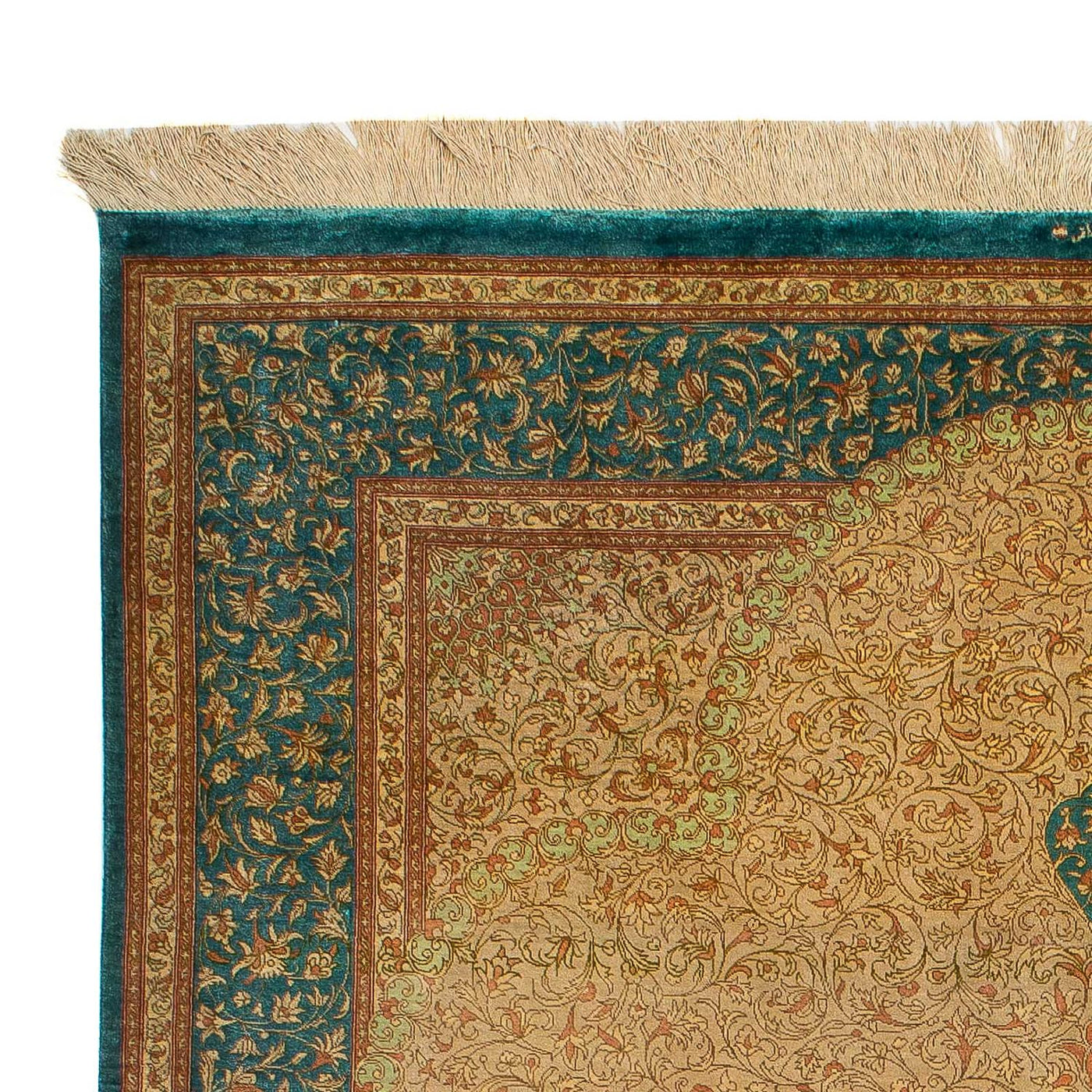 Qom seda Alfombra 188x130cm - Alfombra persa