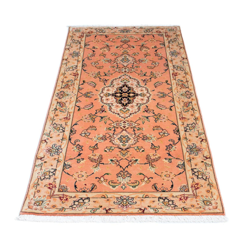 Alfombra de pasillo Alfombra Persa - Tabriz - Real - 165 x 74 cm - rojo claro