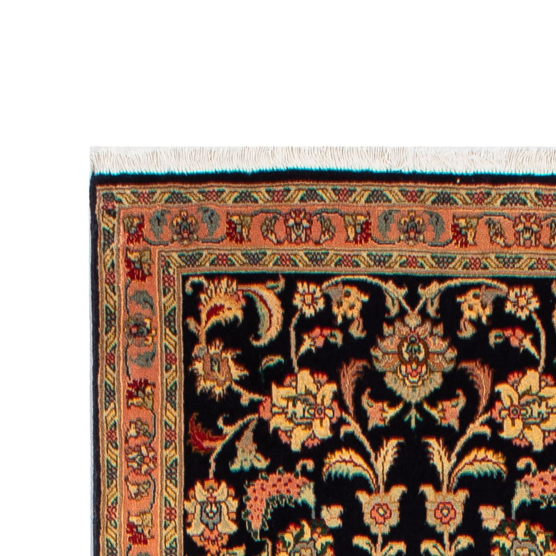 Alfombra de pasillo Alfombra Persa - Tabriz - Real - 295 x 65 cm - azul oscuro