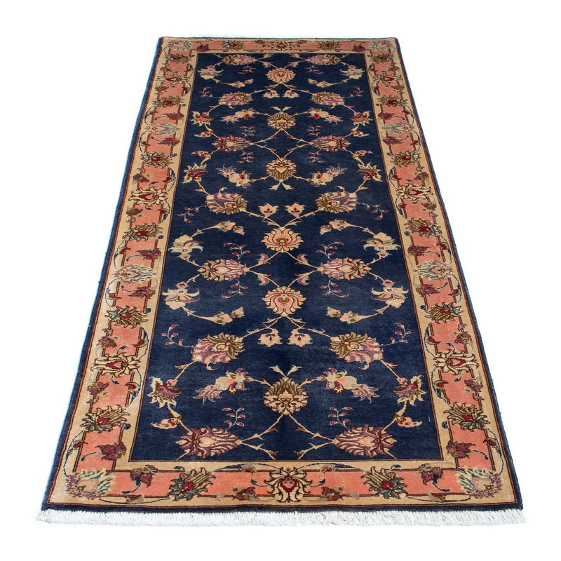 Alfombra de pasillo Alfombra Persa - Tabriz - Real - 198 x 76 cm - azul oscuro