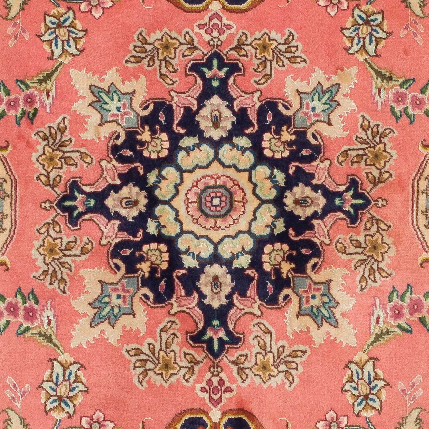 Alfombra de pasillo Alfombra Persa - Tabriz - Real - 198 x 80 cm - rojo claro