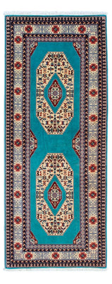 Alfombra de pasillo Alfombra Persa - Tabriz - Real - 190 x 74 cm - azul
