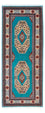 Alfombra de pasillo Alfombra Persa - Tabriz - Real - 190 x 74 cm - azul
