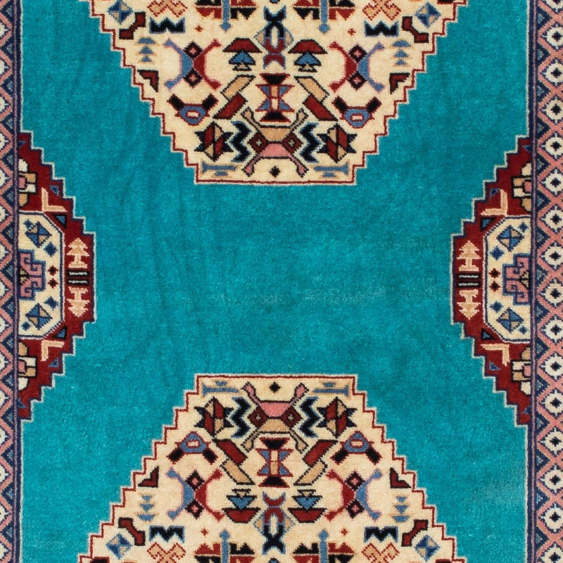 Alfombra de pasillo Alfombra Persa - Tabriz - Real - 190 x 74 cm - azul