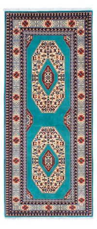 Alfombra de pasillo Alfombra Persa - Tabriz - Real - 180 x 76 cm - azul