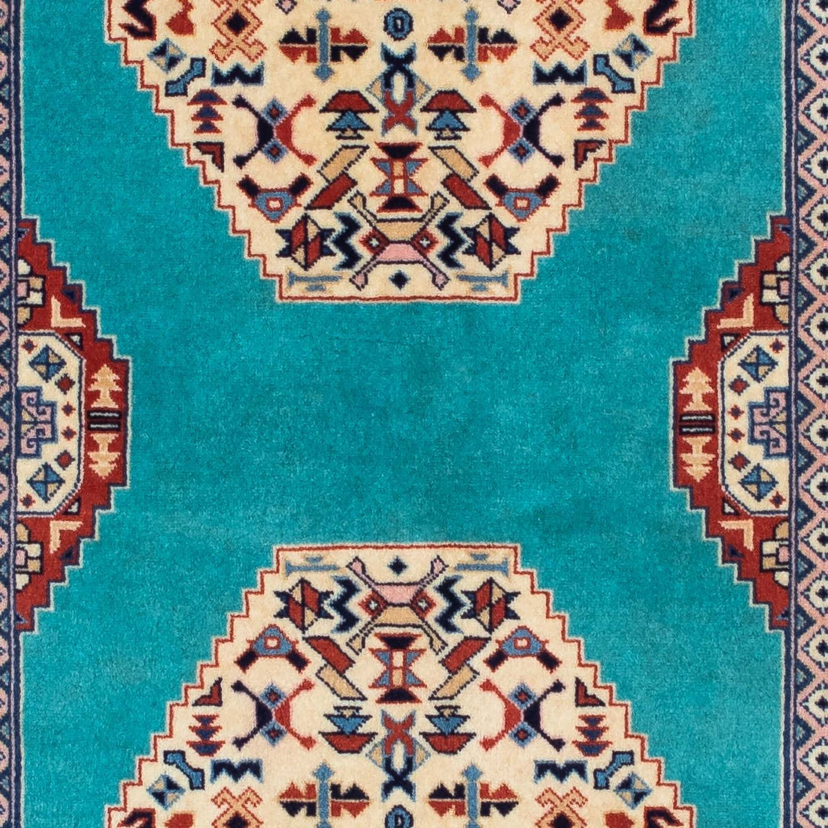 Alfombra de pasillo Alfombra Persa - Tabriz - Real - 180 x 76 cm - azul