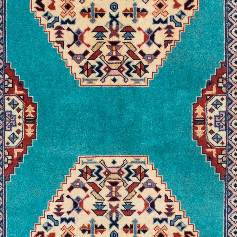 Alfombra de pasillo Alfombra Persa - Tabriz - Real - 180 x 76 cm - azul