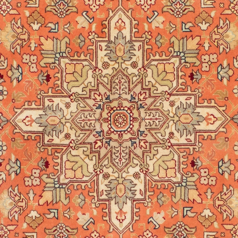 Alfombra de pasillo Alfombra Persa - Tabriz - Real - 215 x 82 cm - óxido