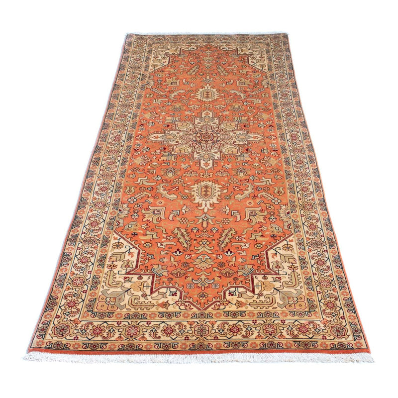 Alfombra de pasillo Alfombra Persa - Tabriz - Real - 215 x 82 cm - óxido