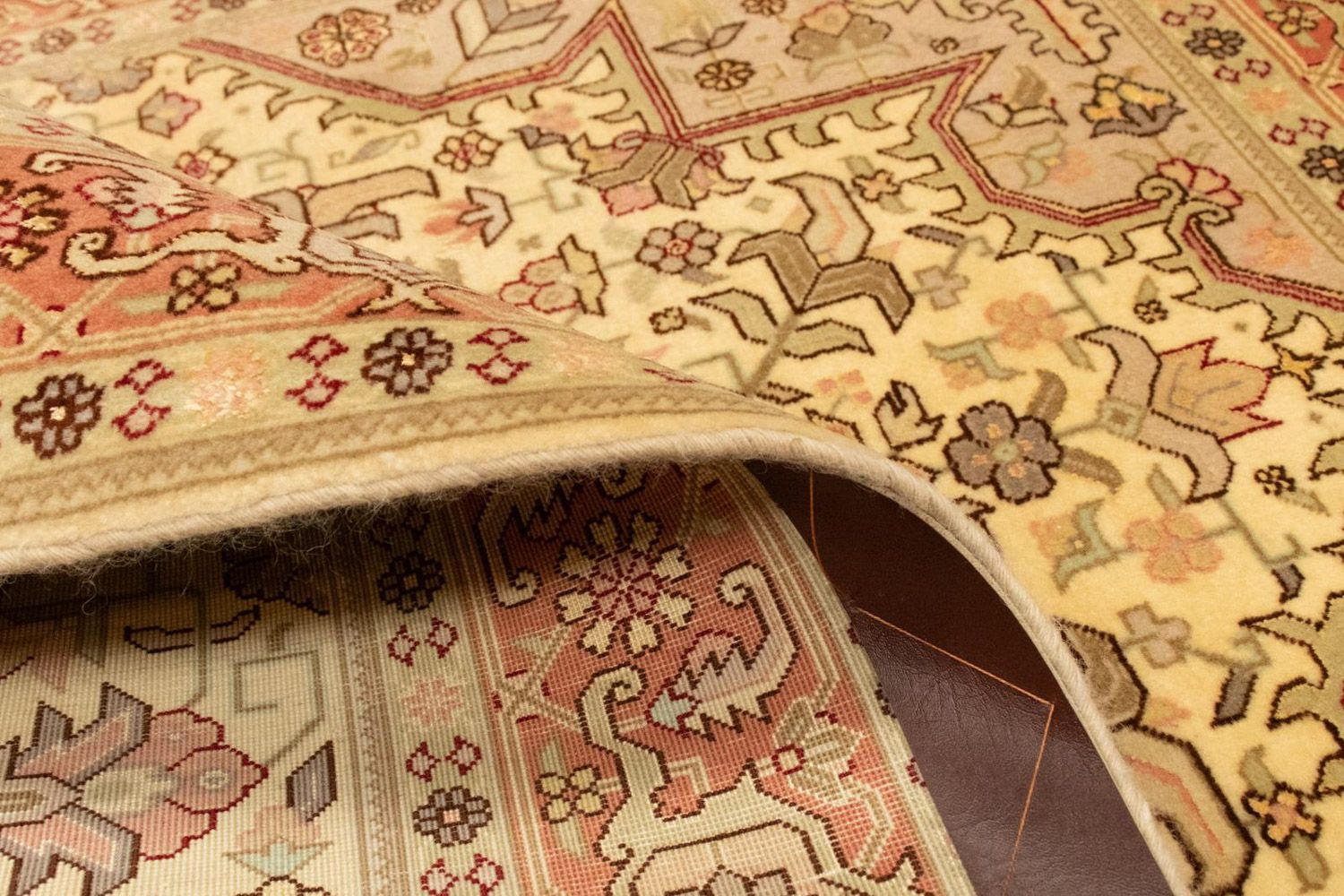Alfombra Persa - Tabriz - Real - 147 x 103 cm - beige