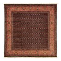 Alfombra persa - Tabriz cuadrado  - 200 x 195 cm - azul oscuro