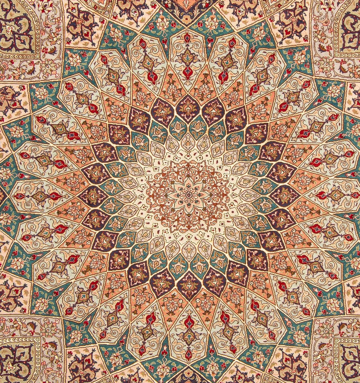 Alfombra Persa - Tabriz - Real - 258 x 205 cm - multicolor