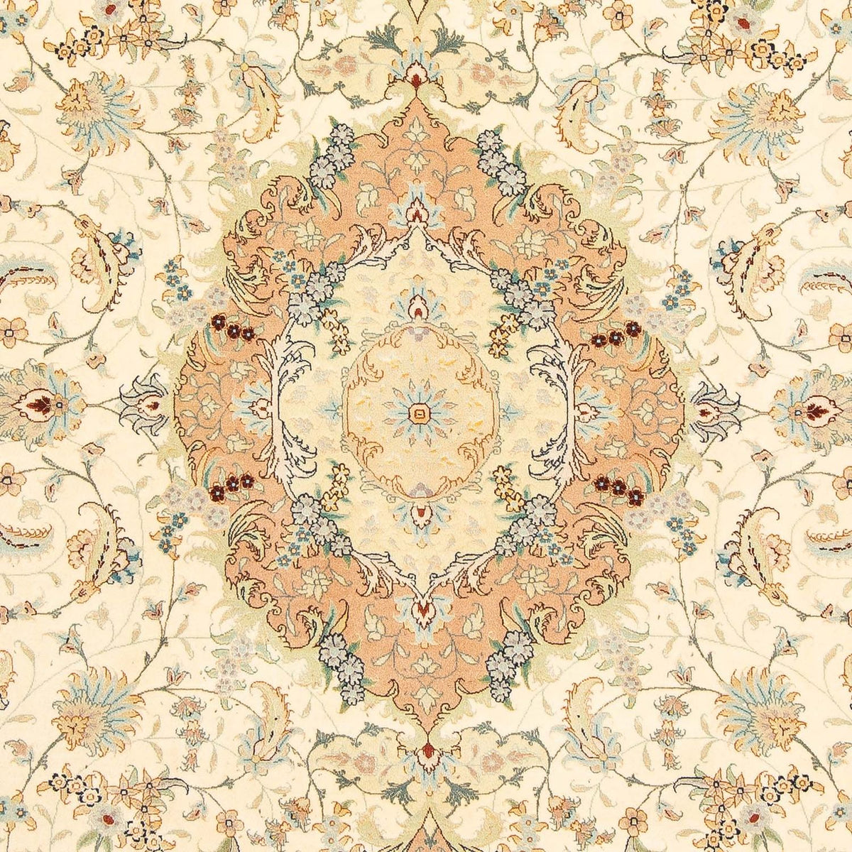 Alfombra Persa - Tabriz - Real - 297 x 204 cm - beige