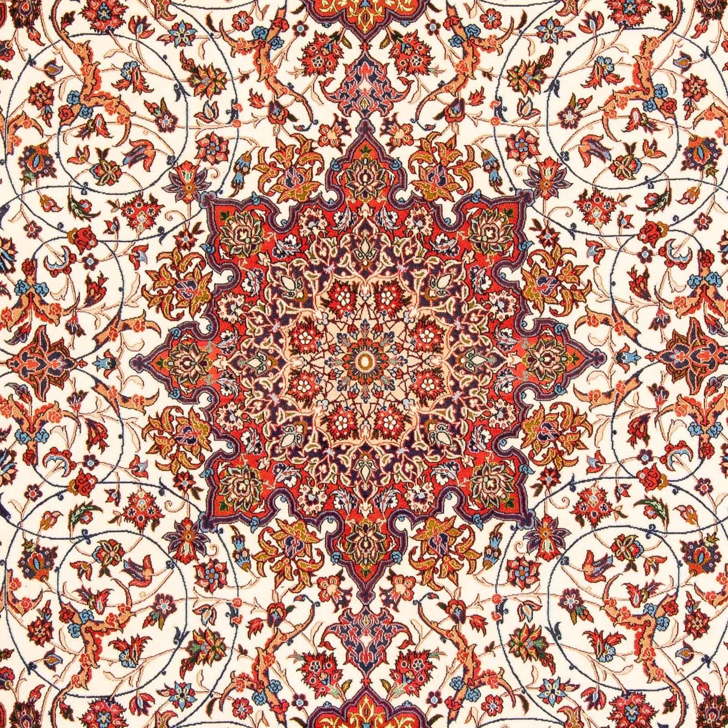 Alfombra Persa - Isfahan - Prima - 310 x 208 cm - rojo
