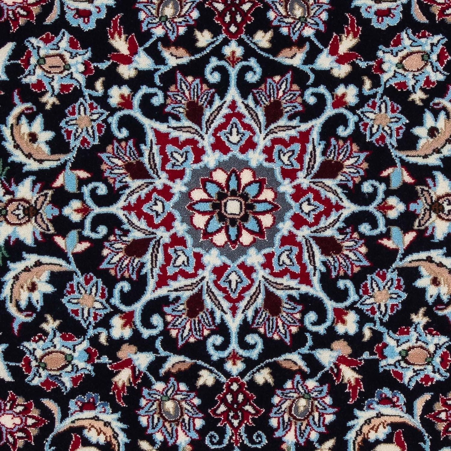 Alfombra Persa - Isfahan - Prima - 104 x 72 cm - rojo oscuro