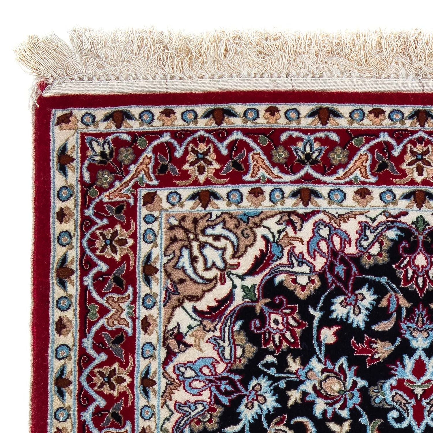 Alfombra Persa - Isfahan - Prima - 104 x 72 cm - rojo oscuro