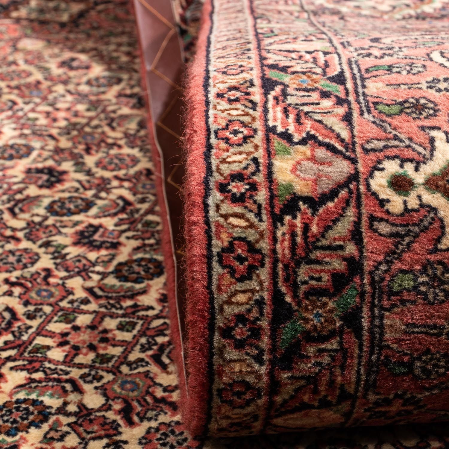 Alfombra persa - Bidjar - 302 x 208 cm - beige