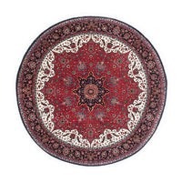 Alfombra persa - Bidjar redondo  - 150 x 150 cm - rojo oscuro