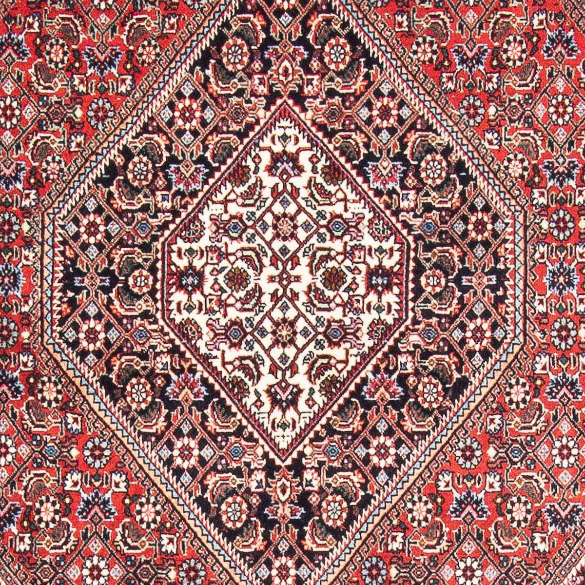 Alfombra persa - Bidjar - 175 x 110 cm - rojo