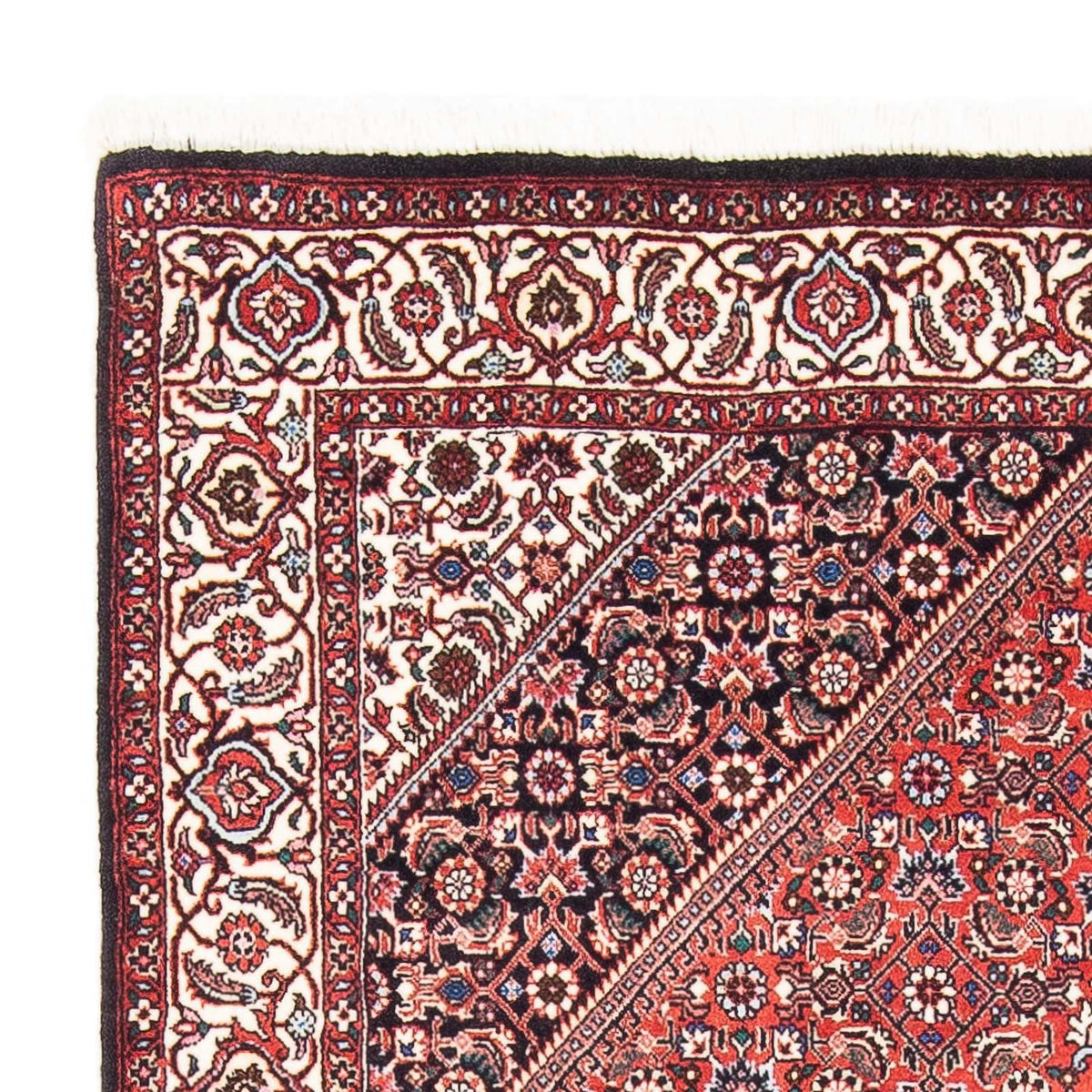 Alfombra persa - Bidjar - 176 x 112 cm - rojo