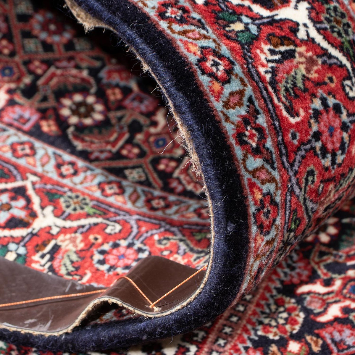 Alfombra de pasillo Alfombra persa - Bidjar - 302 x 84 cm - beige