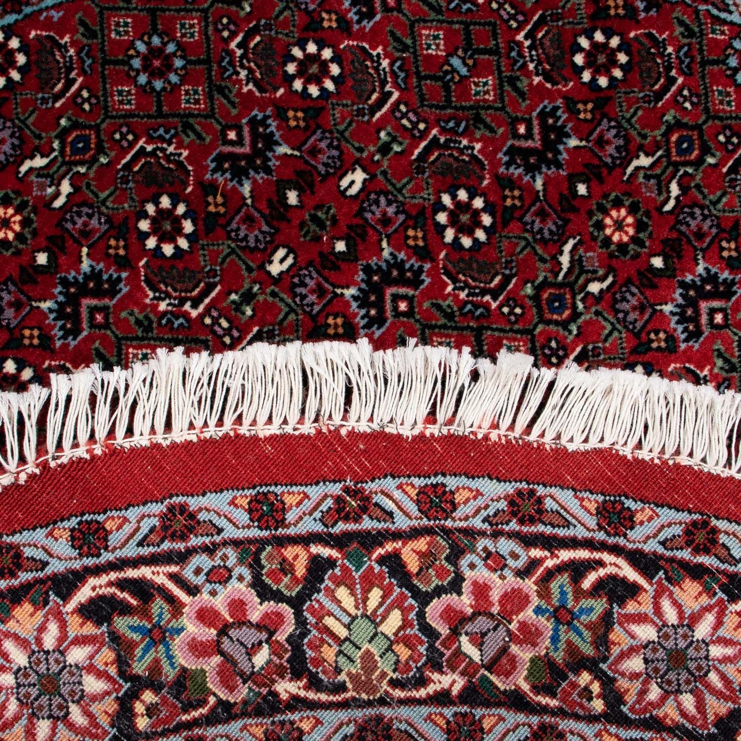 Alfombra persa - Bidjar redondo  - 120 x 120 cm - rojo oscuro