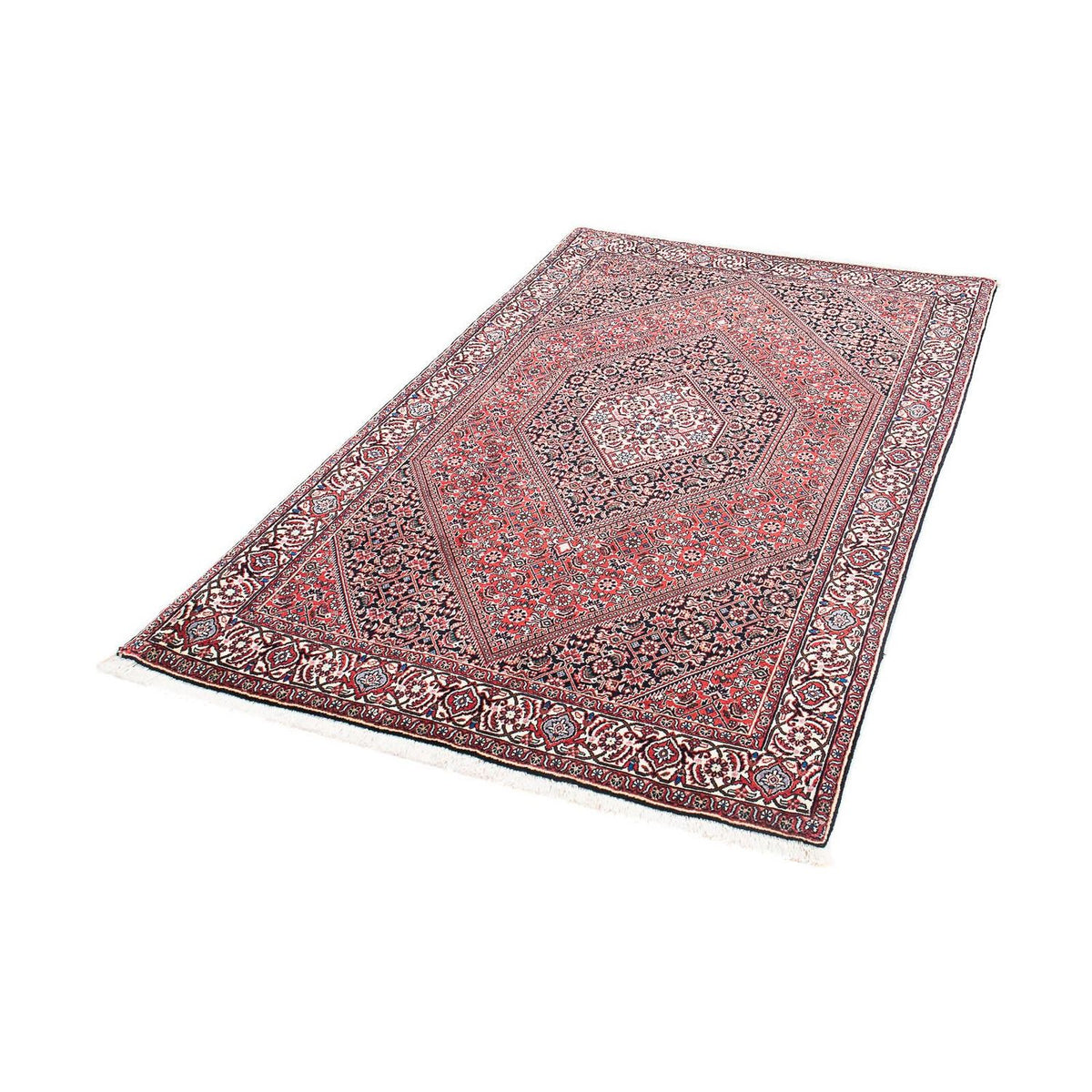Alfombra persa - Bidjar - 167 x 104 cm - rojo
